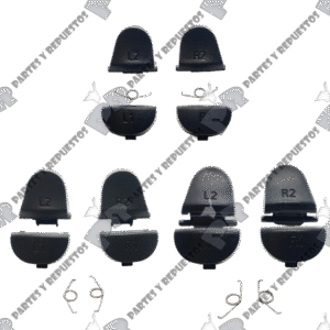 Juego de Teclas L1, R1, L2, R2 para Joystick Ps4 Modelos V1 - V2 - 030