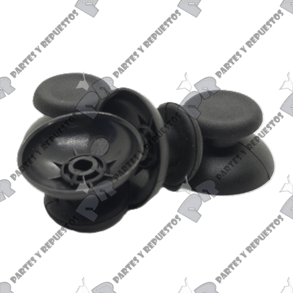Honguitos Joystick Ps4 Negro - Gris - Precio x 2u - Imagen 6