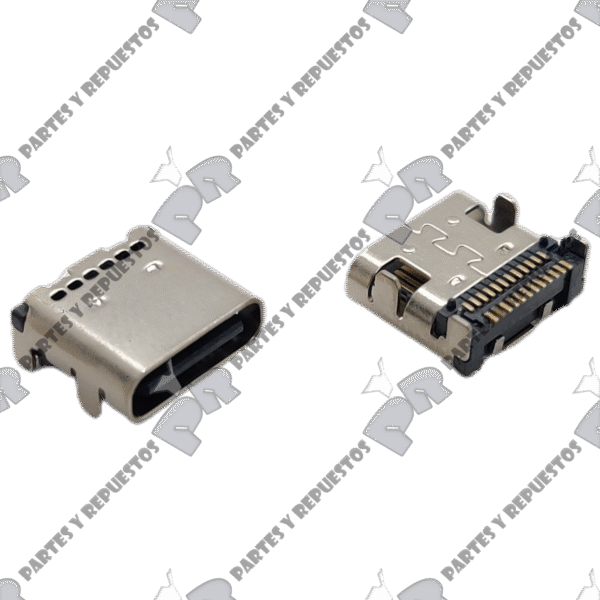 Jack o Pin de Carga USB Tipo C Smd Generico 24 Pines