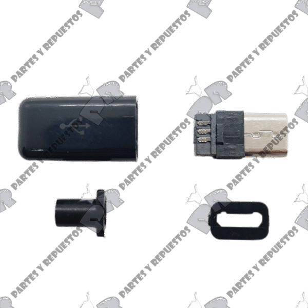 Jack o Pin de Carga para Armar Cable Micro USB - 4 o 5 Contactos - Imagen 5